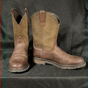 Men’s Ariat boots, Brown, Leather, Size 10.5 D